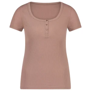 Kurzärmeliges Pyjama-Top Henley 16