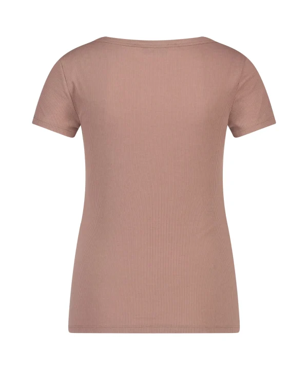 Kurzärmeliges Pyjama-Top Henley 7