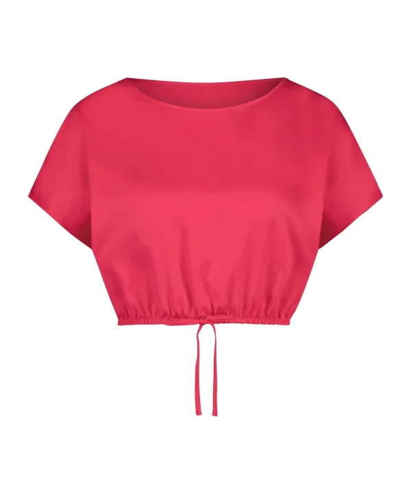 Cropped-Top Aus Satin 6