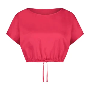 Cropped-Top Aus Satin 16