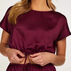 Cropped-Top Aus Satin 10