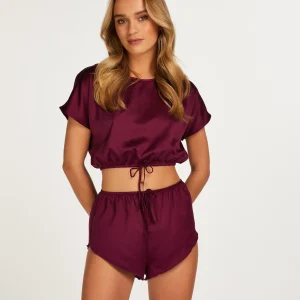 Cropped-Top Aus Satin 12