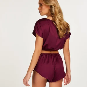 Cropped-Top Aus Satin 14