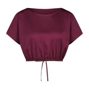 Cropped-Top Aus Satin 16