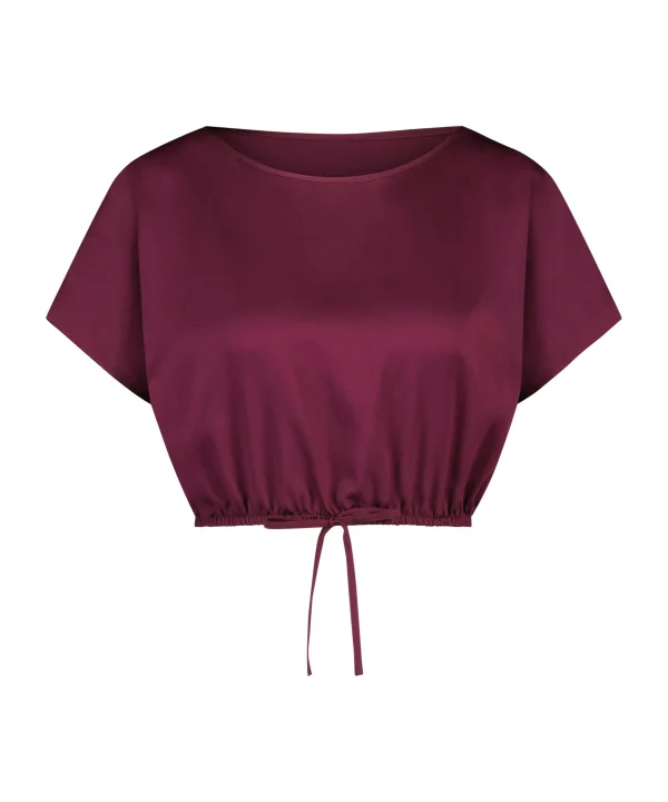 Cropped-Top Aus Satin 6