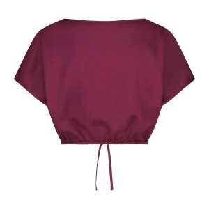 Cropped-Top Aus Satin 18