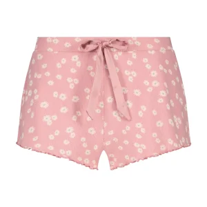 Gerippte Spitzenshorts 13