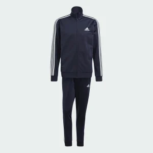 Adidas Essentials 3-stripes Trainingsanzug Herren Blau – Weiß 20