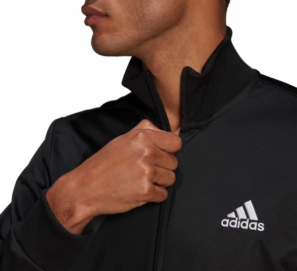 Adidas Essentials Small Logo Trainingsanzug Herren Schwarz – Weiß 5