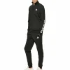 Adidas Lineaire Logo Trainingsanzug Herren Schwarz – Weiß 20