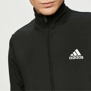 Adidas Lineaire Logo Trainingsanzug Herren Schwarz – Weiß 16