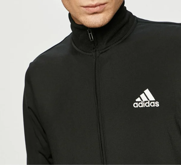 Adidas Lineaire Logo Trainingsanzug Herren Schwarz – Weiß 5