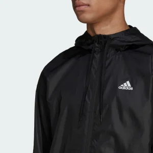 Adidas Sportswear Woven Hooded Trainingsanzug Herren Schwarz – Weiß 25