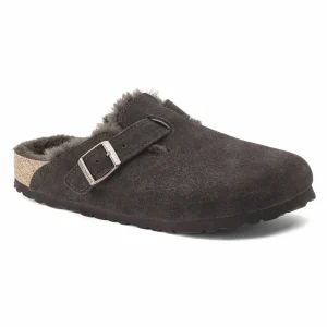 Birkenstock Boston Shearling Pantoffeln Braun 19