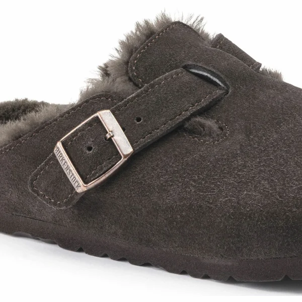 Birkenstock Boston Shearling Pantoffeln Braun 8