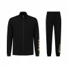 Boss Contrastlogo Jogginganzug Herren Schwarz – Gold 31