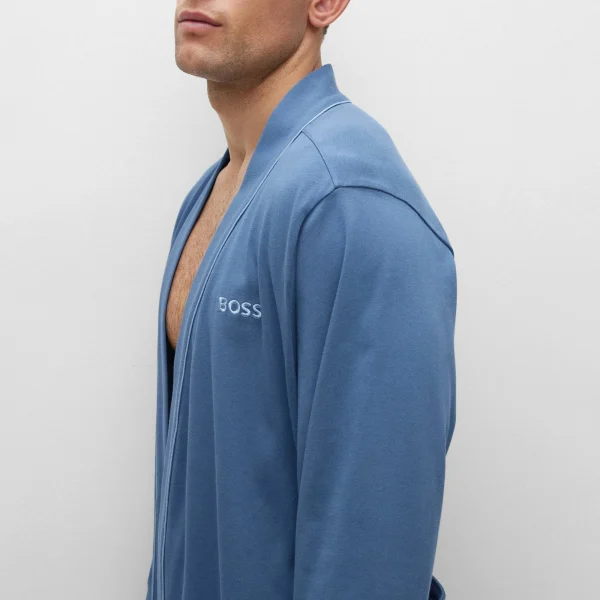 Boss Kimono BM Bademantel Herren Blau 4