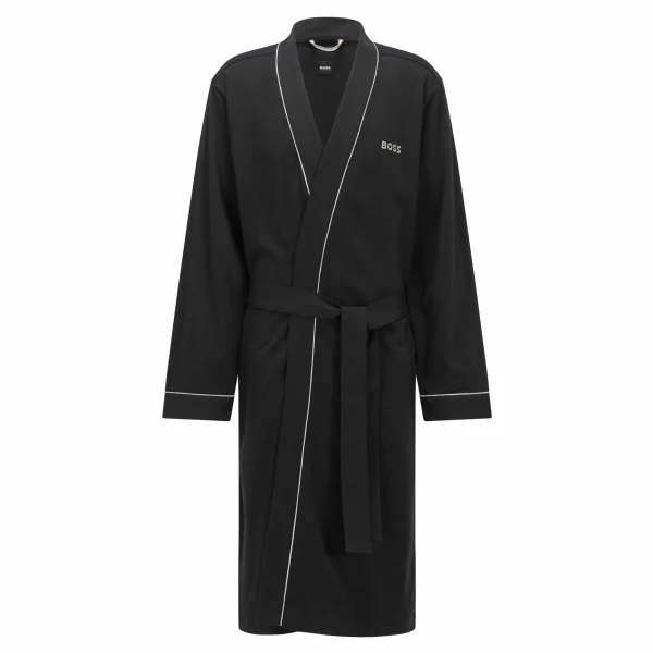 Boss Kimono BM Bademantel Herren Schwarz 5