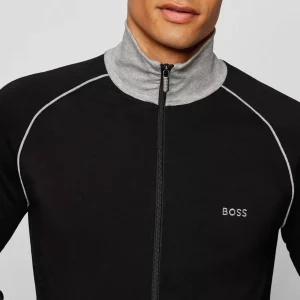 Boss Mix&Match Lounge Sweatjacke Herren Schwarz – Grau 11