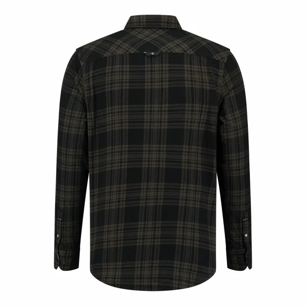 Calvin Klein Check Regular Casual Hemd Herren Schwarz – Olivgrün 3