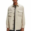 Calvin Klein Sustainable Shirtjacke Herren Beige 23