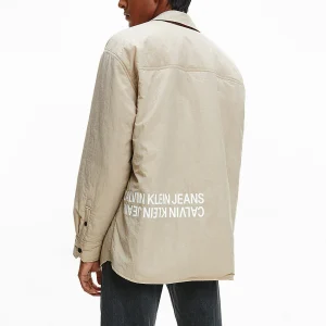 Calvin Klein Sustainable Shirtjacke Herren Beige 9