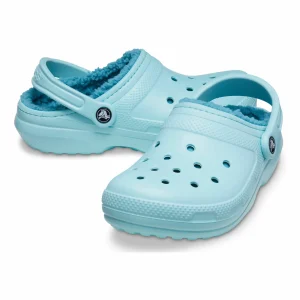 Crocs Classic Fuzz Lined Clog Senior Hellblau 10