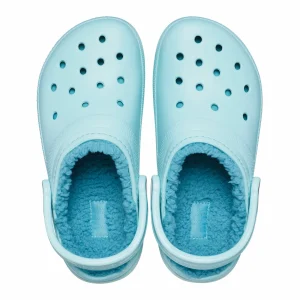 Crocs Classic Fuzz Lined Clog Senior Hellblau 12