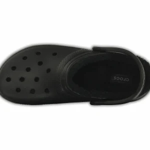 Crocs Classic Fuzz Lined Clog Schwarz 14