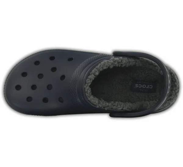 Crocs Classic Fuzz Lined Clog Marine – Grau 5