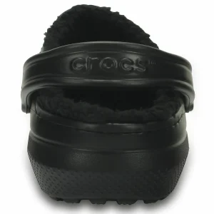 Crocs Classic Fuzz Lined Clog Schwarz 16