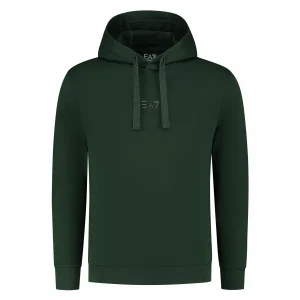 EA7 Train Core ID Hooded Trainingsanzug Herren Grün – Schwarz 12