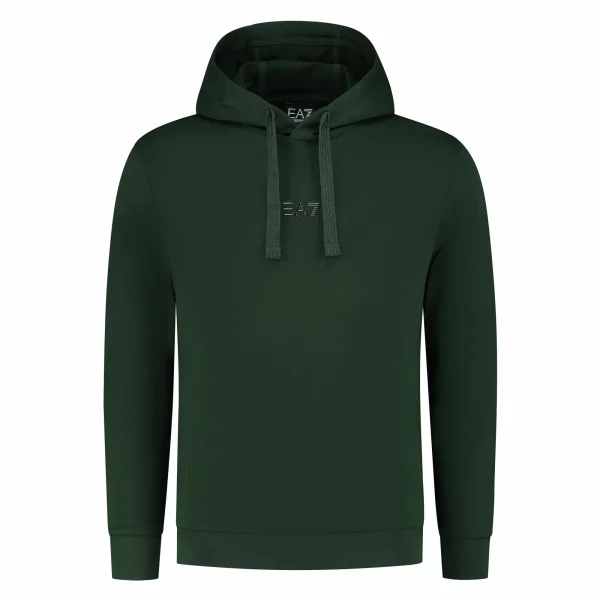 EA7 Train Core ID Hooded Trainingsanzug Herren Grün – Schwarz 4