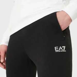 EA7 Train Core ID Hooded Trainingsanzug Herren Weiß – Schwarz 14