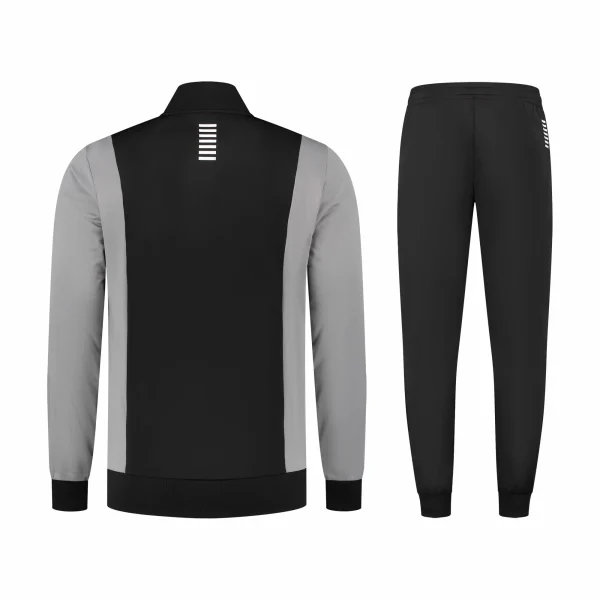 EA7 Train Core Trainingsanzug Herren Schwarz – Grau 3