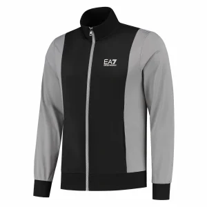 EA7 Train Core Trainingsanzug Herren Schwarz – Grau 12