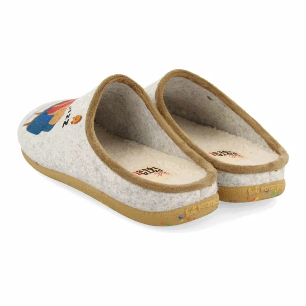 Hot Potatoes Glenealy Pantoffeln Herren Hellgrau – Braun – Blau – Rot 5