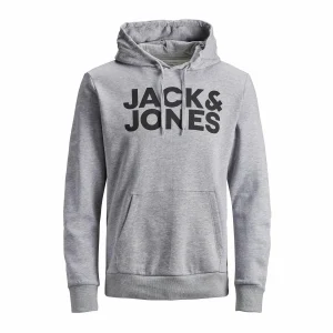 Jack & Jones Essentials Corp Logo Hood Sweat Jogginganzug Herren Hellgrau 7