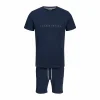 Jack & Jones Font Tee Set Herren Dunkelblau 17