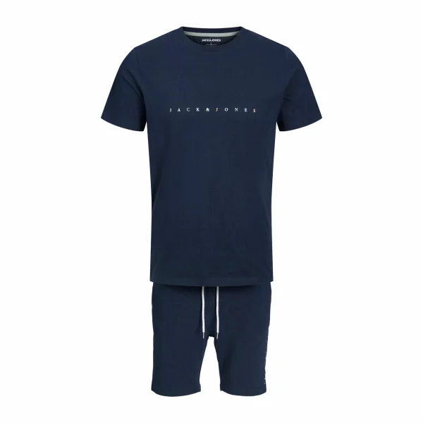 Jack & Jones Font Tee Set Herren Dunkelblau 1