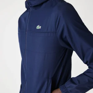 Lacoste Sport Colorblock Hooded Traininganzug Herren Marine 25