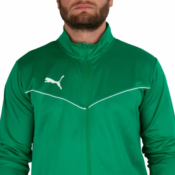 Puma Teamrise Trainingsanzug Herren Grün – Schwarz 8