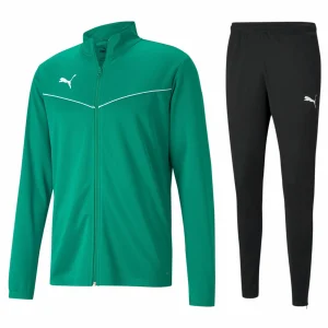 Puma Teamrise Trainingsanzug Herren Grün – Schwarz 28