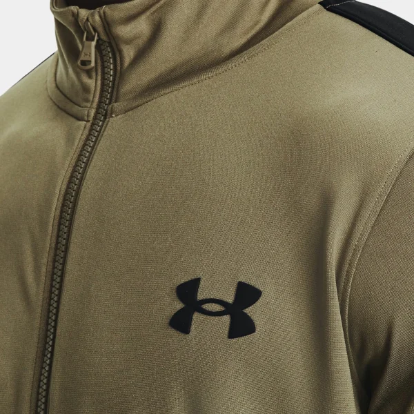 Under Armour EMEA Trainingsanzug Herren Olivgrün – Schwarz 4