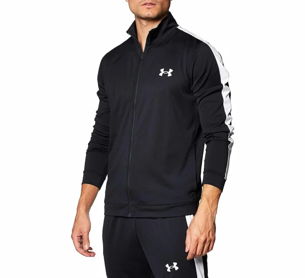 Under Armour EMEA Trainingsanzug Herren Schwarz – Weiß 4